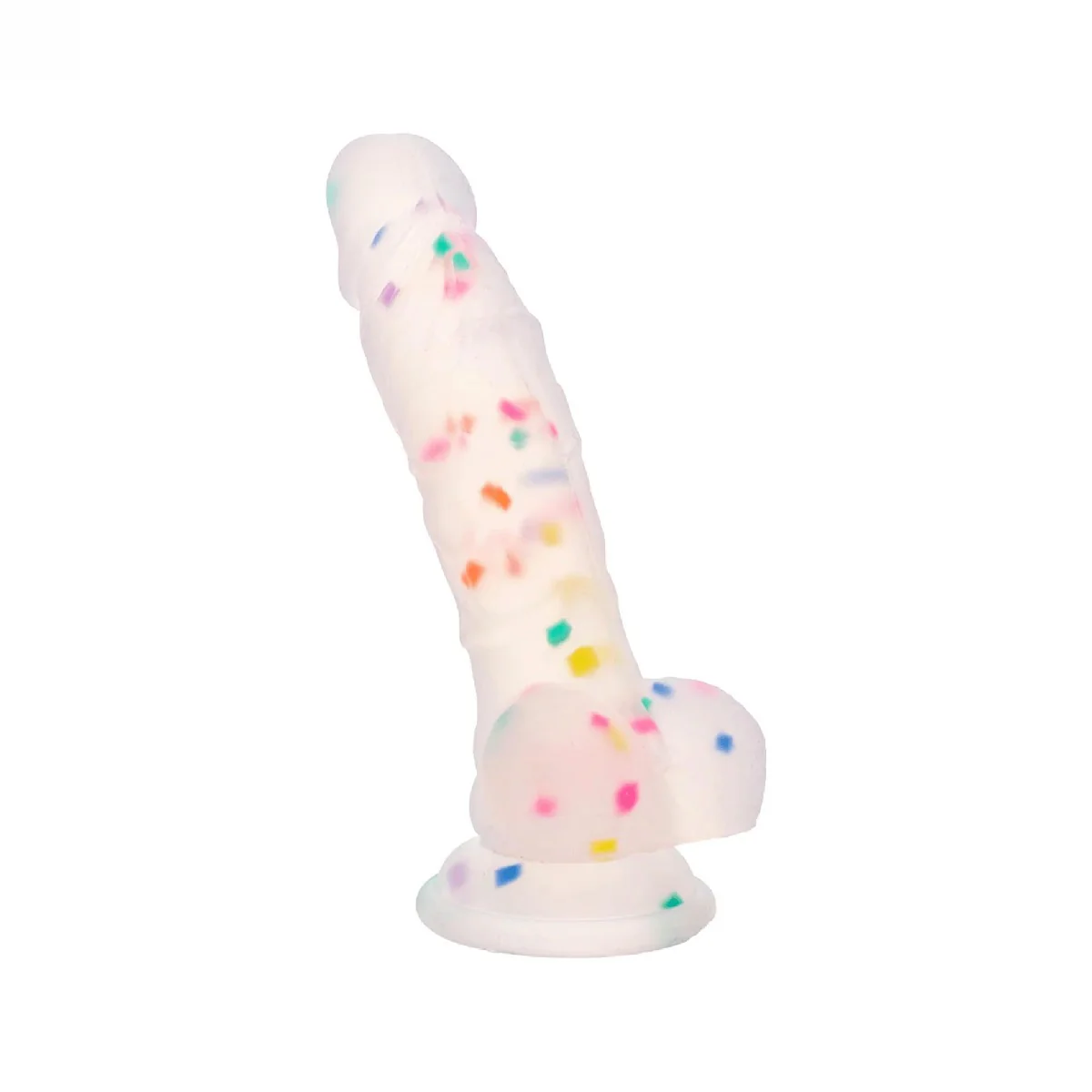6" Party Boy Silicone Studs Dong with Suction Cup