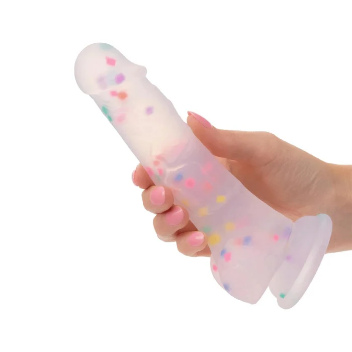 6" Party Boy Silicone Studs Dong with Suction Cup - Image 2