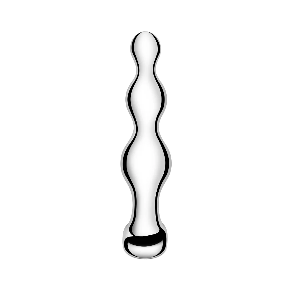 b-Vibe Stainless Steel Anal Beads - Image 4