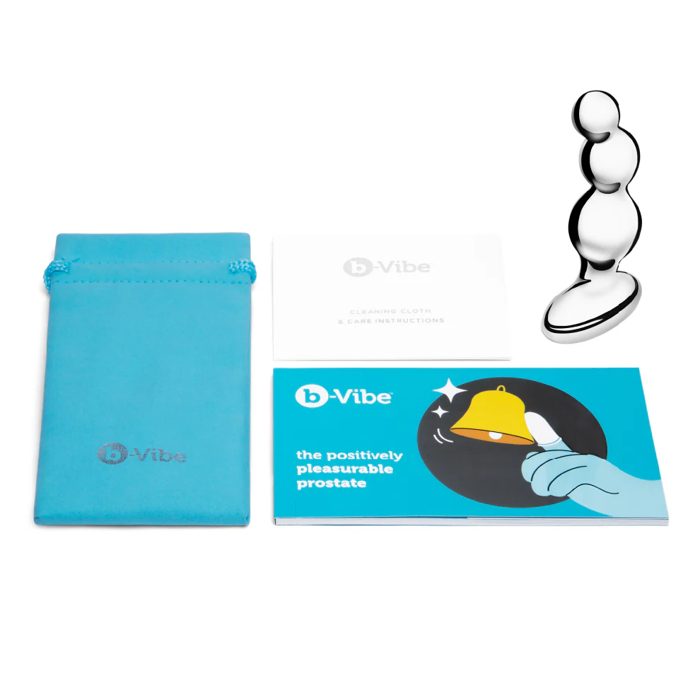 b-Vibe Stainless Steel Anal Beads - Image 8