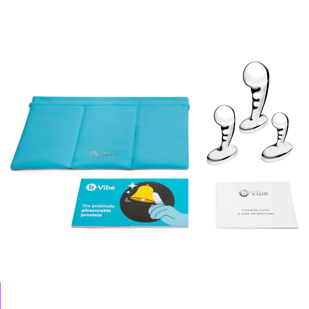 b-Vibe Stainless Steel P-Spot Training Set - Image 12