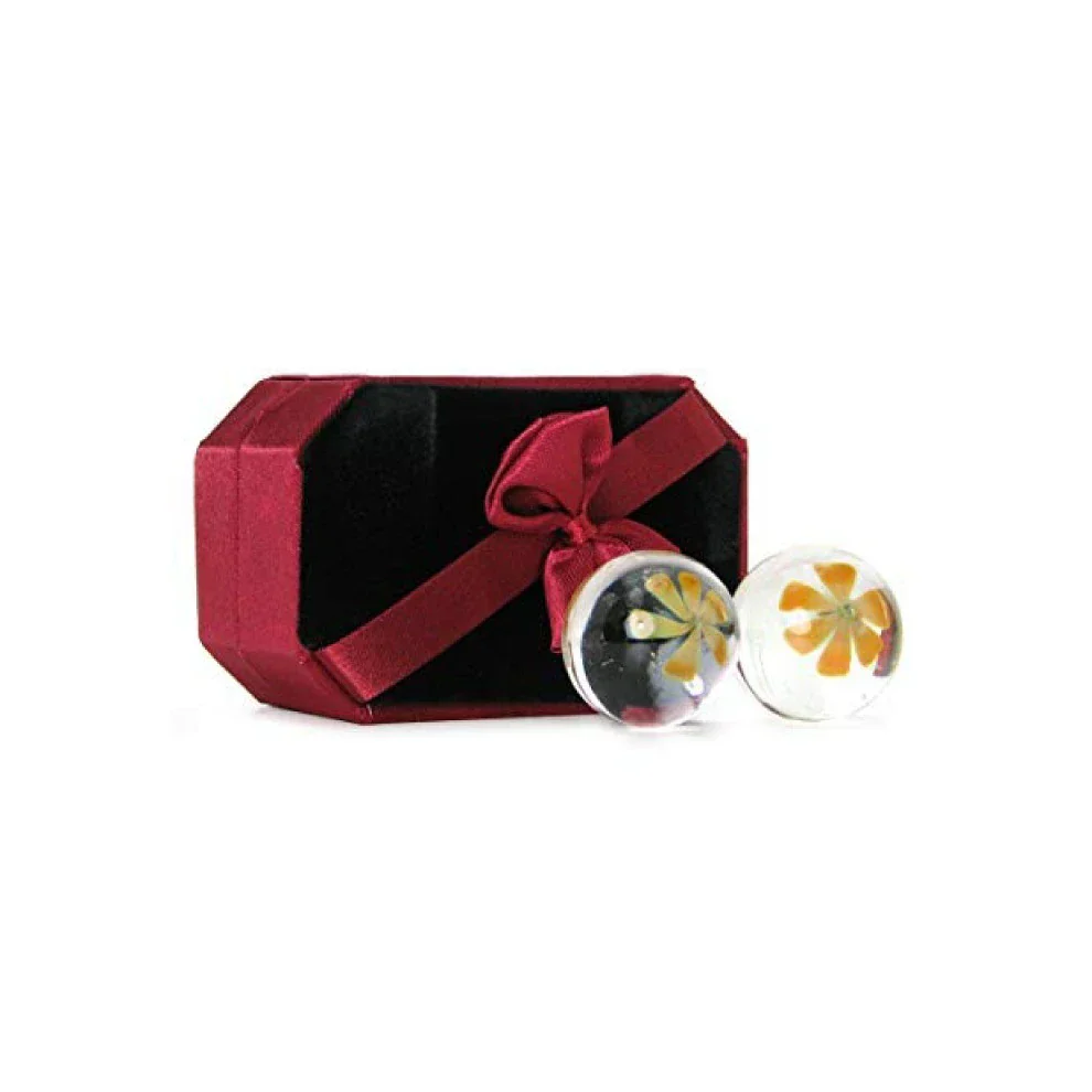 CyberGlass Ben Wa Balls – Yellow Blossom