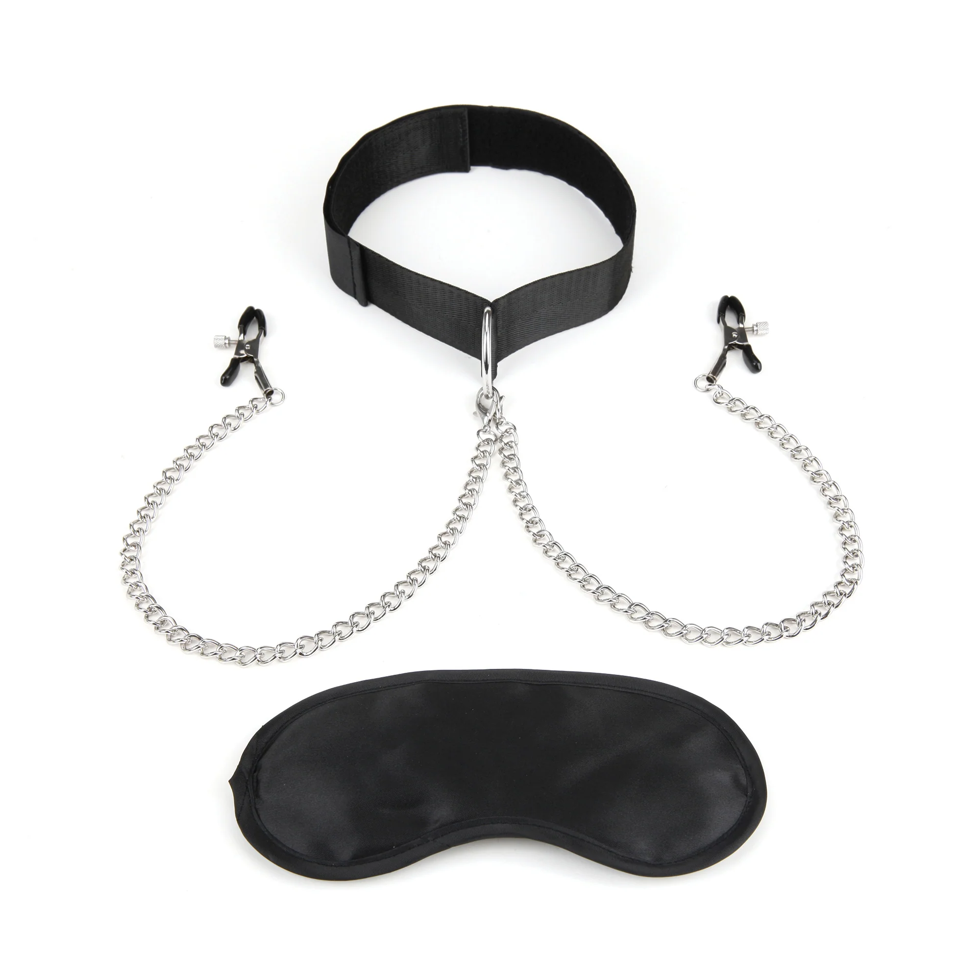 Nipple Chain with Collar Leash