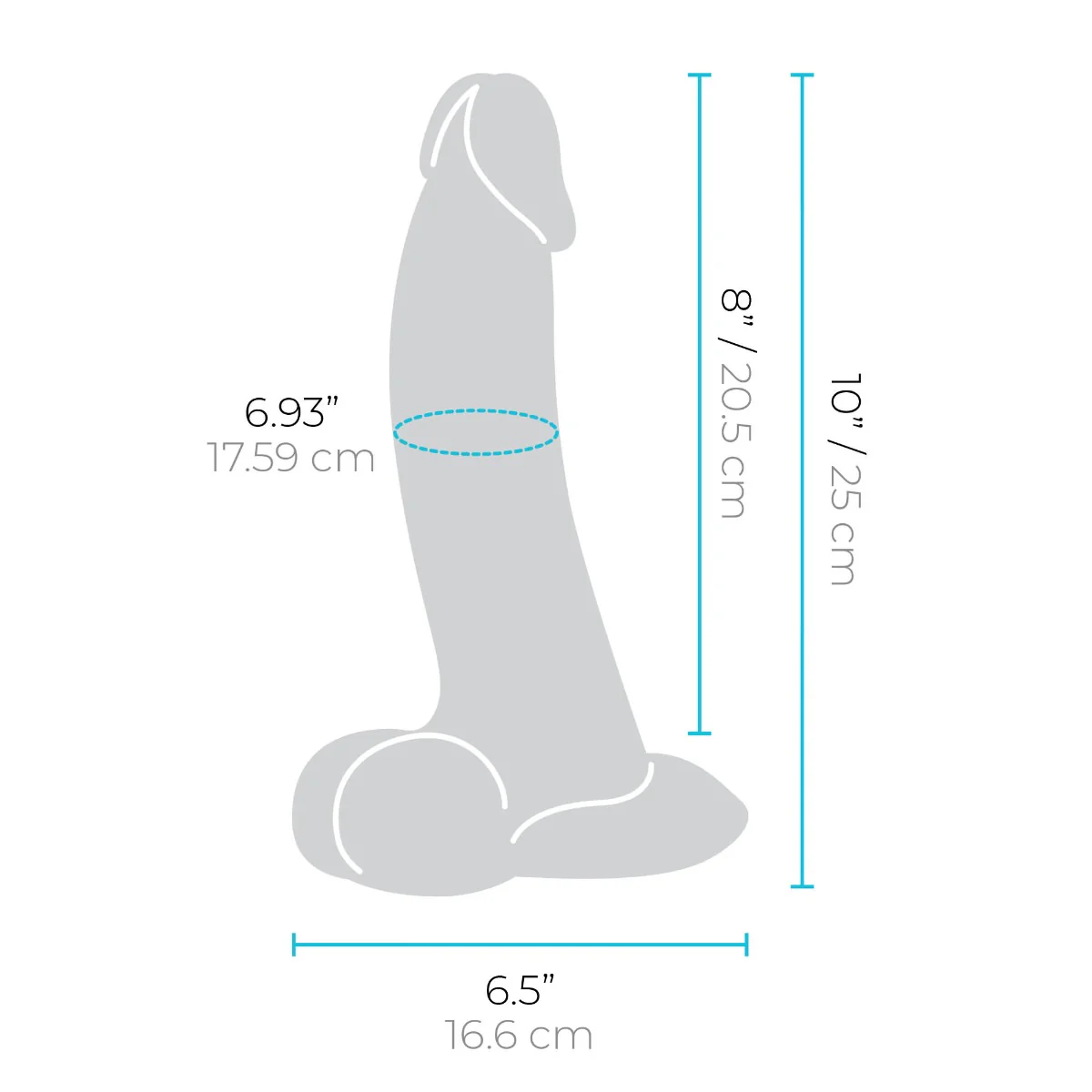 Slipskin Realistic Silicone Dildo - Curvy - Image 132