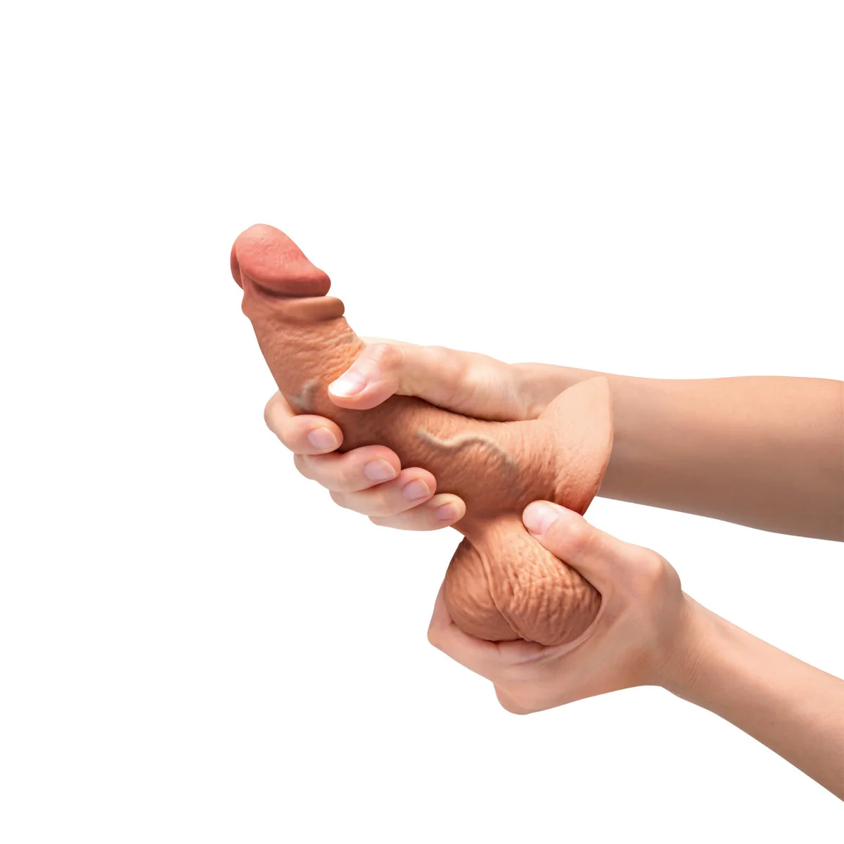 Slipskin Realistic Silicone Dildo - Curvy - Image 7
